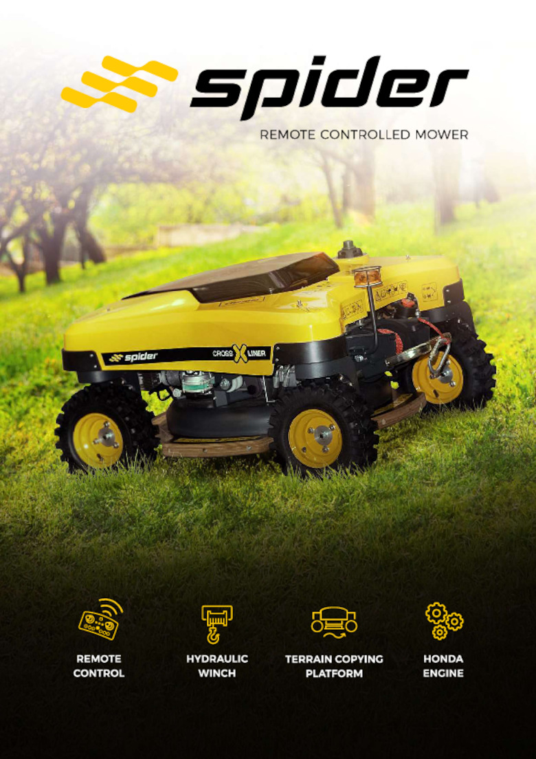 X Liner Remote Controlled Slope Mower